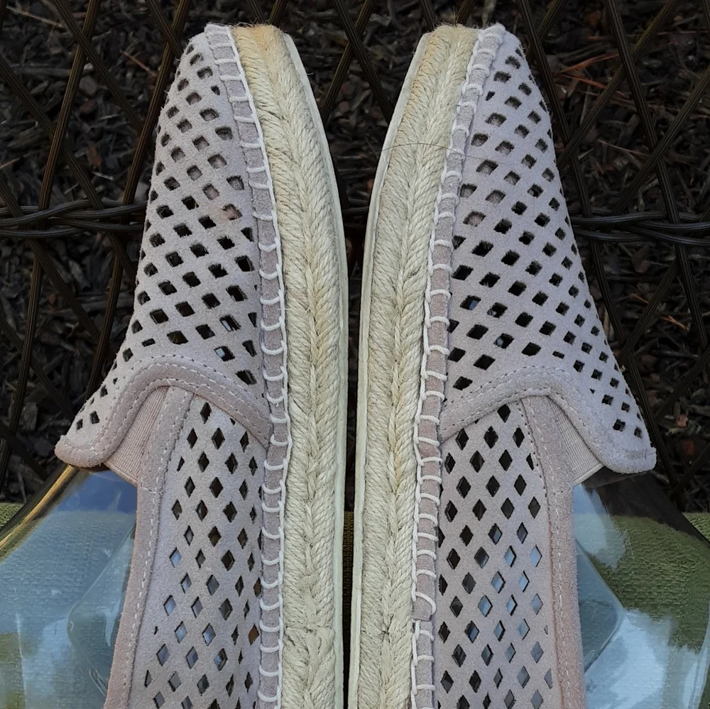 STEVE MADDEN Persy Perforated Espadrille Loafers Size 8.5.